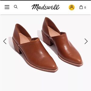 Madewell “The Brady Lowcut Bootie” size 6.5